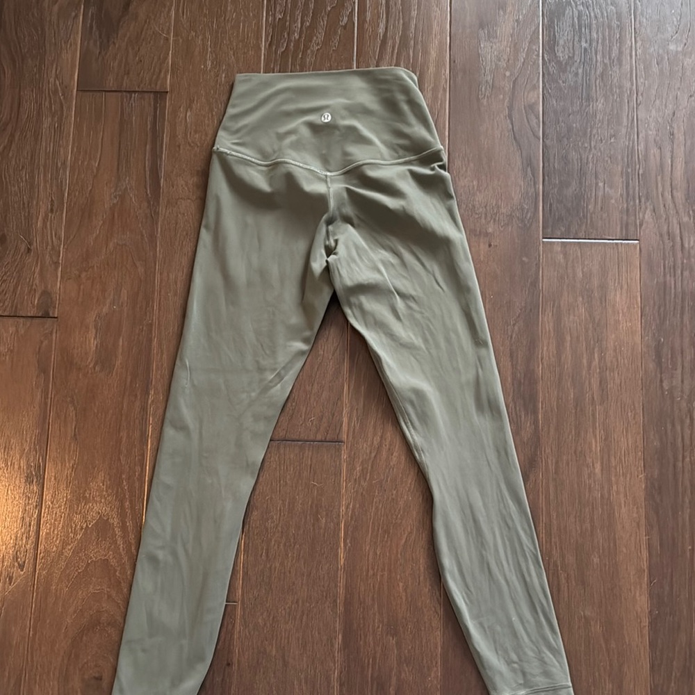Green High-Waist Seamless Leggings